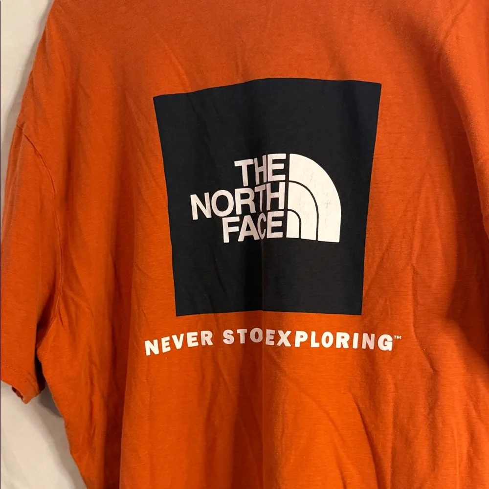 The North Face Men's Bold Orange Tee - Picture 4 of 6